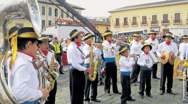 Las bandas en Quito son el condumio de las fiestas de todo tipo. Foto: Archivo / ÚN
