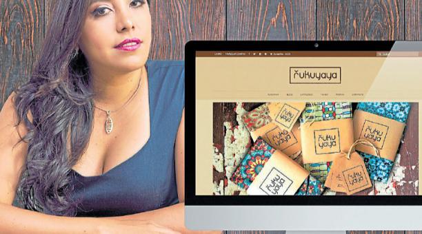 Vanessa Zúñiga tiene su tienda en línea llamada Rukuyaya. Ofrece prendas de vestir. Foto:Cortesía: Rukuyaya