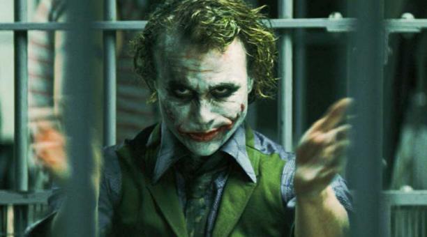 Heath Ledger en su papel de Guasón en 'Batman, El caballero de la noche' (2008) Foto: IMDB
