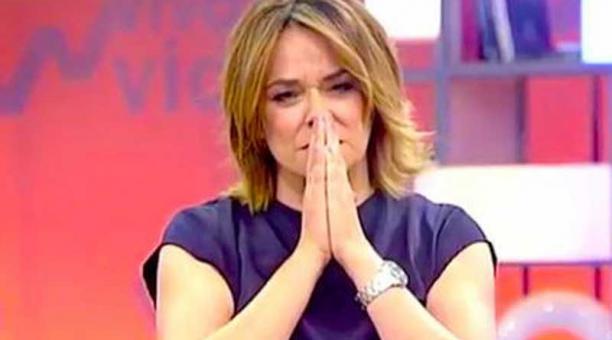 Toñi Moreno, la presentadora del programa español de televisión Viva la vida. Foto: Captura de pantalla