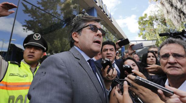 El exasambleísta César Montúfar pidió que se llame a declarar a Rafael Correa dentro del caso Odebrecht el miércoles 20 de septiembre del 2017. Foto: Archivo / ÚN