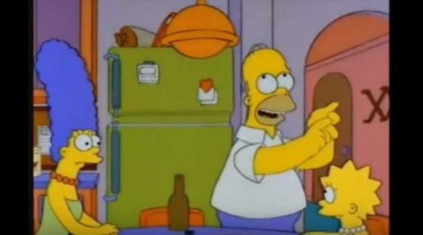 Foto: Captura de pantalla de Los Simpsons.
