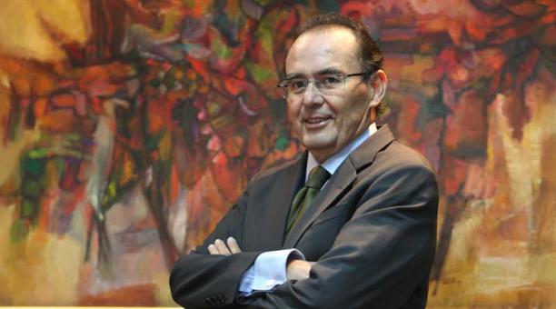 Fernando Pozo, como gerente del Banco Pichincha. Foto: Archivo