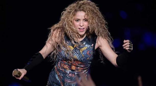 Durante el show, Shakira demostró que recuperó completamente su voz. Foto: AFP
