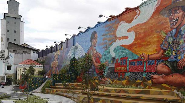 El sector tiene murales y molinos. Foto: ÚN