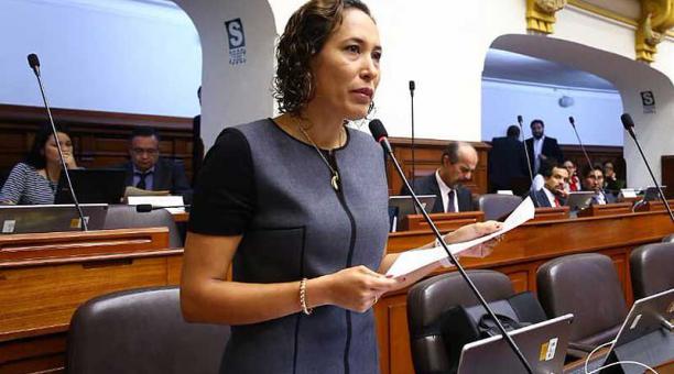 La propuesta de ley fue presentada por la congresista peruana Paloma Noceda. Foto: Twitter Bancada Acción Popular