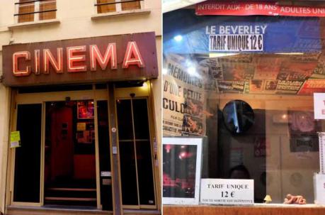La sala de cine parisina 'Le Beverly'. Fotos: Google Maps
