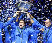 Juan Martín Del Potro ganó la Copa Davis. Foto: AFP