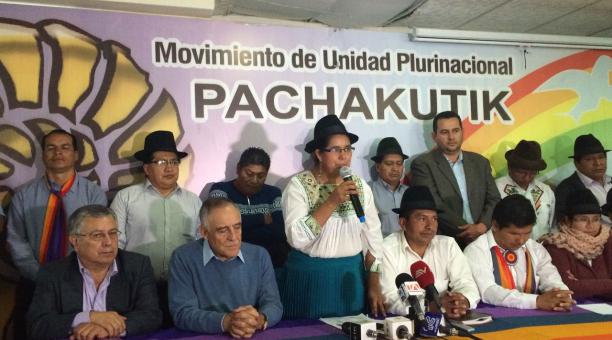 El Consejo Político de Pachakutik decidió apoyar la candidatura de Paco Moncayo. Foto: Eduardo Terán/ ÚN