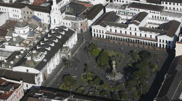 Vista aérea del Centro Histórico de Quito. Foto: Archivo / ÚN