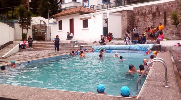 Esta piscina tiene una capacidad para 25 personas con total comodidad. Foto: Cortesía Municipio de Quito