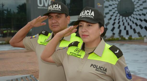 Los nuevos uniformes de la Policía Nacional. Foto: @PoliciaEcuador