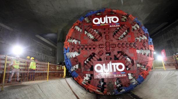 Se inicio de la excavación del túnel del metro. Foto: Julio Estrella / ÚN
