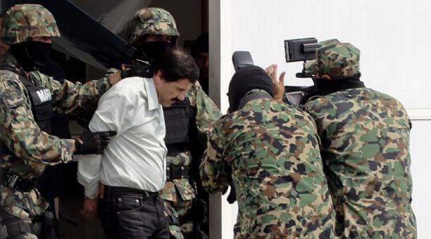 El narcotraficante mexicano Joaquín “El Chapo” Guzmán fue detenido el 2014 por elementos de la Marina Armada. Foto: Archivo / El Universal