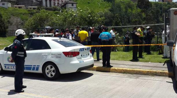 El rescate ocurrió en el sector del Cumandá. Foto:  Cortesía COE MEtropolitano
