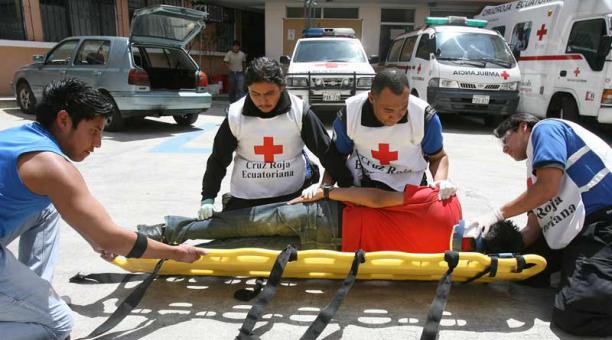 La misión de la Cruz Roja Ecuatoriana es salvar vidas.Foto: Archivo / ÚN