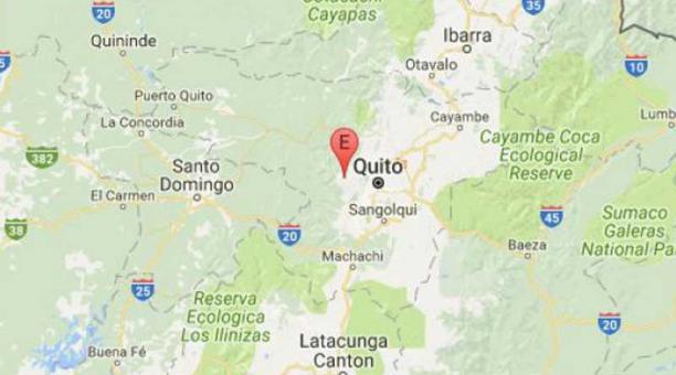 A las 03:43 de este jueves, 25 de mayo del 2017, se registró un sismo de 3.7 grados en la escala de Richter en Quito y su epicentro fue a 19 kilómetros de la capital, según publicó el Instituto Geofísico de Ecuador en sus redes sociales. Foto: Captura de