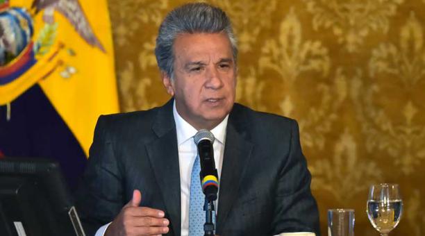 Lenín Moreno, presidente de la República. Foto: AFP