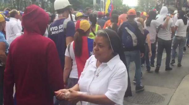 Venezuela vive una nueva jornada de protestas de la oposición en Caracas. Foto: Captura de pantalla