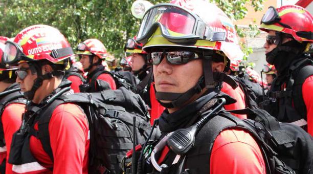 El Cuerpo de Bomberos del Distrito Metropolitano de Quito será sede del Curso de Operaciones de Rescate en Sitios Agrestes, que se realizará del 19 al 30 de junio de 2017. Foto: Archivo / ÚN