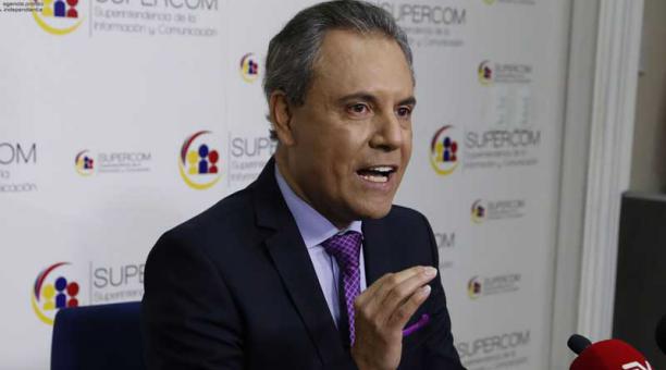 Carlos Ochoa, titular de la Supercom. Foto: Archivo / ÚN