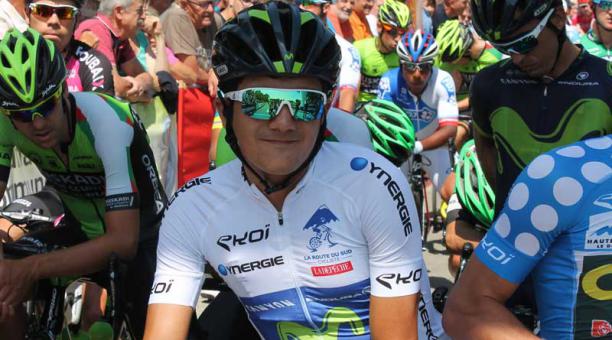 Richard Carapaz nació el 29 de mayo de 1993, en el Carchi. Venció en la Vuelta del Porvenir. Foto: @RichardCarapazM