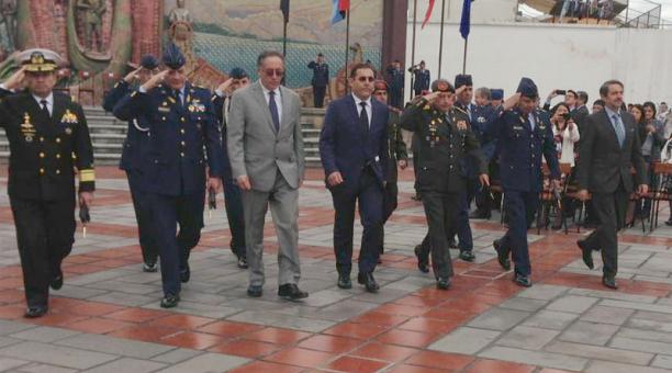 Miguel Carvajal dejó el Ministerio de Defensa y asume la Secretaría de la Política. Patricio Zambrano es el reemplazo. Foto: @MCarvajal_A