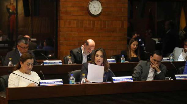 El pleno del Consejo Metropolitano de Quito aprobó la ordenanza del servicio inteligente de transporte público. Foto: Diego Pallero / ÚN