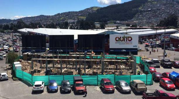 El centro de capacitación estará listo para las Fiestas de Quito, en diciembre. Foto: Betty Beltrán / ÚN