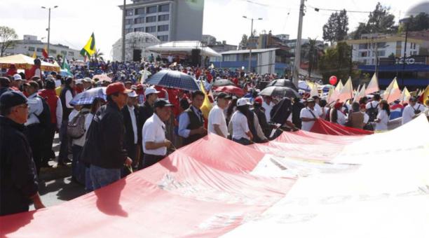 Se tiene previsto que los manifestantes lleguen a la Asamblea Nacional por la avenida 12 de Octubre y a partir de las 10:30 se dirijan hacia la Plaza Grande por la avenida 10 de agosto, posteriormente la calle Guayaquil y luego la calle Chile. Foto: Galo