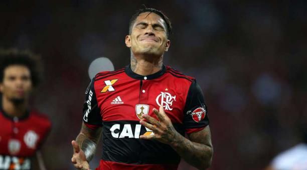 El delantero peruano del Flamengo, Paolo Guerrero. Foto: Archivo