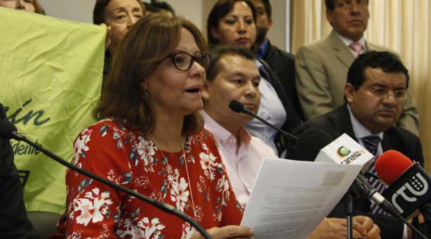 Elizabeth Cabezas, asambleísta de Alianza País. Foto: Archivo