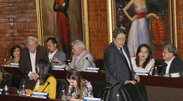 En la foto, sesión del Concejo Metropolitano el pasado 14 de diciembre del 2017. Foto: Eduardo Terán / ÚN
