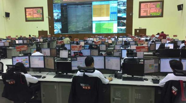 Oficinas del ECU 911 de Quito. Foto: Eduardo Terán / ÚN