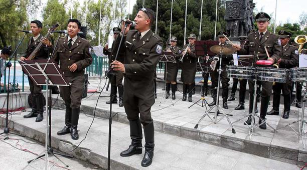 La Policía Nacional tiene su banda de música y orquesta. Foto: archivo / ÚN