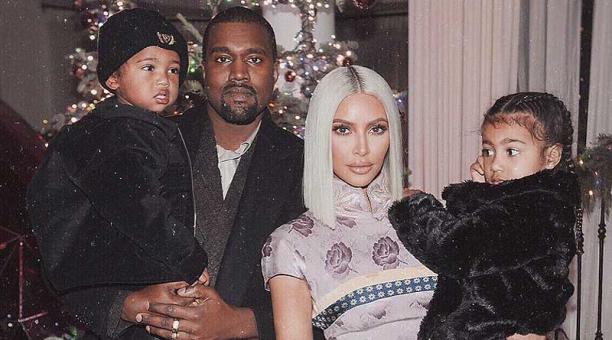 Kim Kardashian y Kanye West se casaron en mayo de 2014 y tienen dos hijos. Foto: Twitter Kim Kardashian