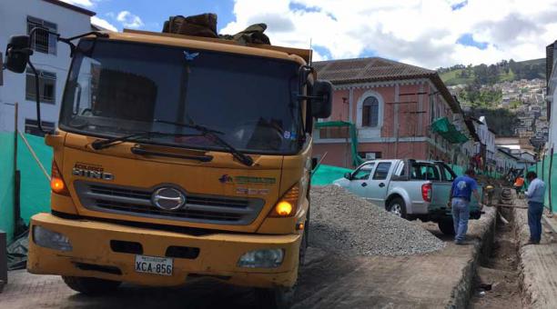 En la Chile primero repararán el alcantarillado para luego seguir con la peatonalización. Foto: Ana Guerrero / ÚN