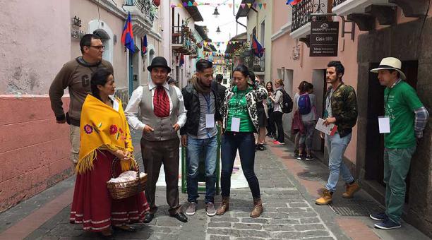 Narradores de Colombia vienen al Encuentro. Quito Eterno es el anfitrión. Foto: Ana Guerrero / ÚN