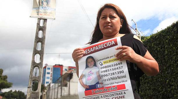 Sandra Guamán, madre de la pequeña, buscó hasta el cansancio a su niña. Ayer encontró sus restos. Foto: archivo ÚN