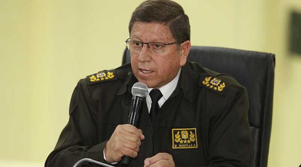 Ramiro Mantilla, comandante General de la Policía. Foto: Galo Paguay / ÚN