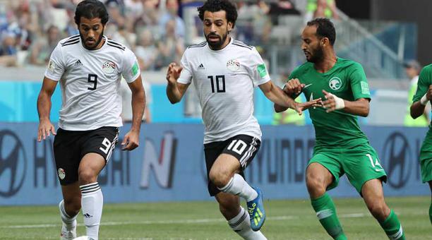 Con la derrota, Egipto quedó en la cuarta posición del Grupo A del Mundial. Foto: EFE
