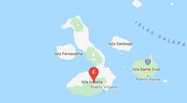 El sismo ocurrió a las 05:07 hora local (a 5,43 kilómetros de profundidad y a 17,66 kilómetros de Puerto Villamil. Foto: Twitter Instituto Geofísico