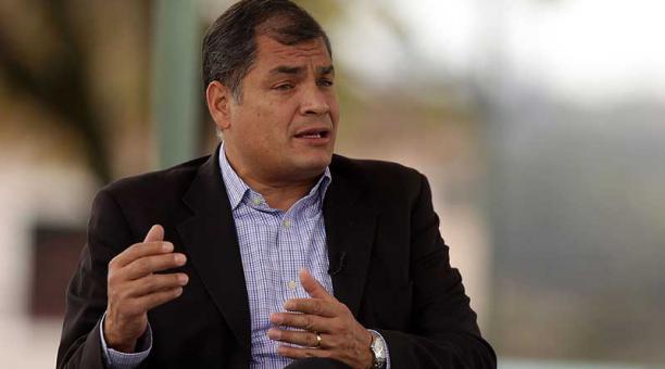 Rafael Correa se presentó a las 11:00, hora de Bélgica, en el Consulado de Ecuador en Bruselas. Foto: archivo / ÚN