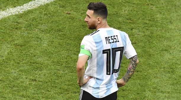 La pelea se dio cuando el hombre festejó la victoria de Argentina sobre Nigeria. Foto: AFP