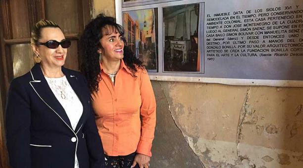 Margarita y María Mercedes Costa Bonilla son dos de los 12 herederos de la casona. Foto: Betty Beltrán / ÚN