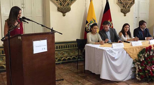 En la Circasiana se realizó la presentación de la nueva canción de Quito y la agenda de actividades. Foto: Ana Guerrero / ÚN