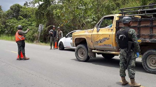 Los controles se intensificaron para cerrar el cerco en la frontera y poder localizar al disidente de las FARC. Foto: cortesía Fuerzas Armadas