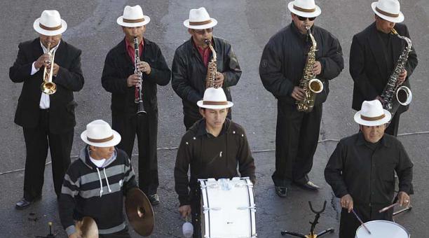 Las bandas de pueblo ponen la alegría en las fiestas de Quito y en sus parroquias rurales. Foto: archivo / ÚN