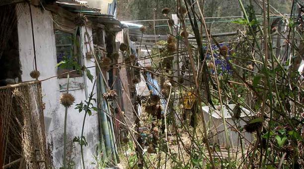 Así se encuentra la casa en la que vivía Samuel Chambers, en Guápulo. Foto: Eduardo Terán / ÚN