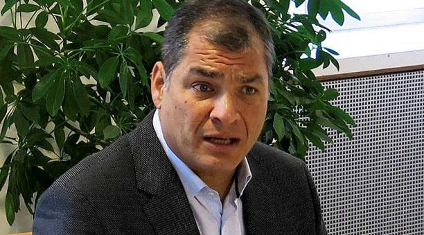 Rafael Correa, expresidente de Ecuador. Foto: archivo / EFE